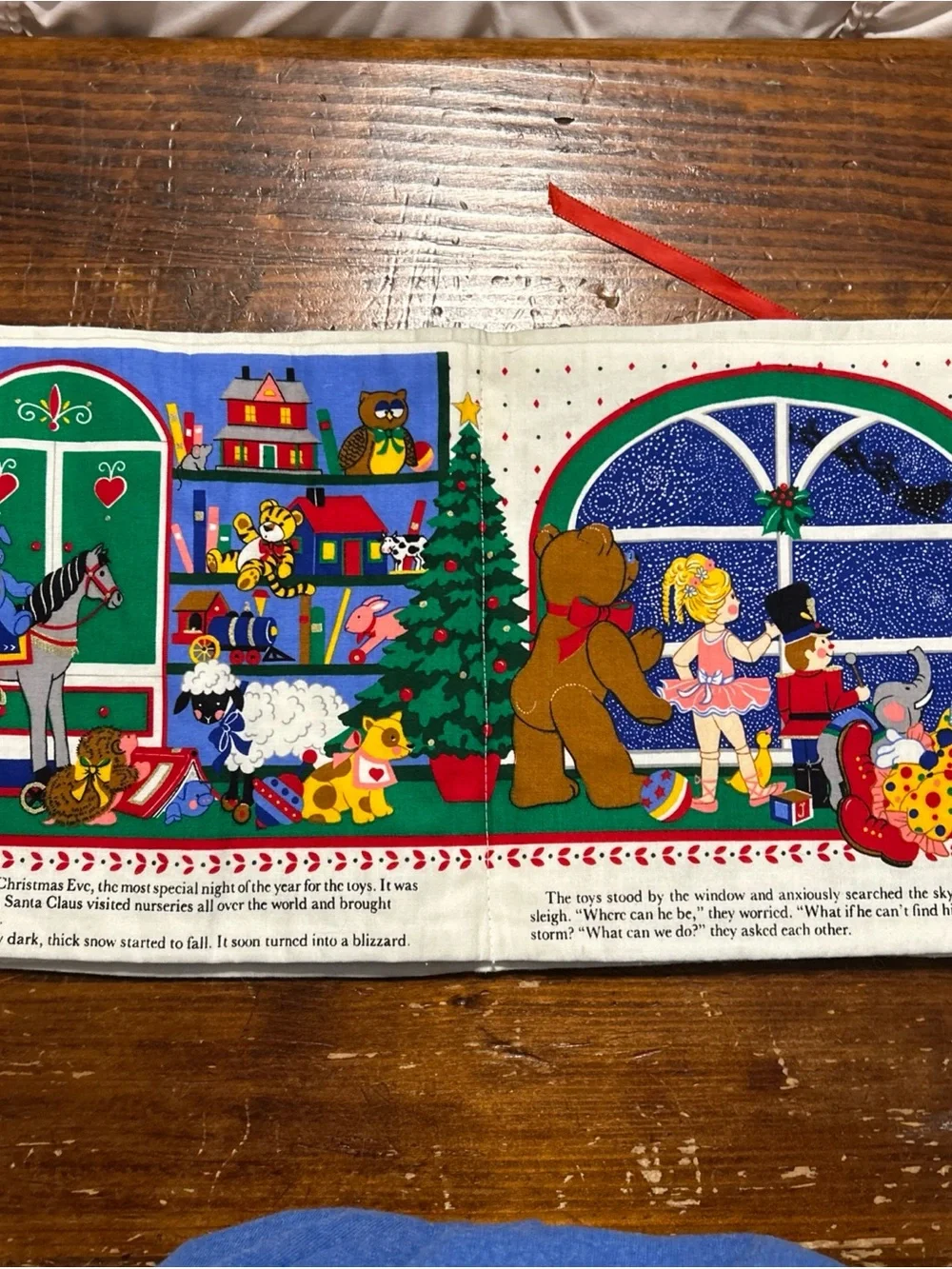 Littlest the Soldier Holiday Fabric Book